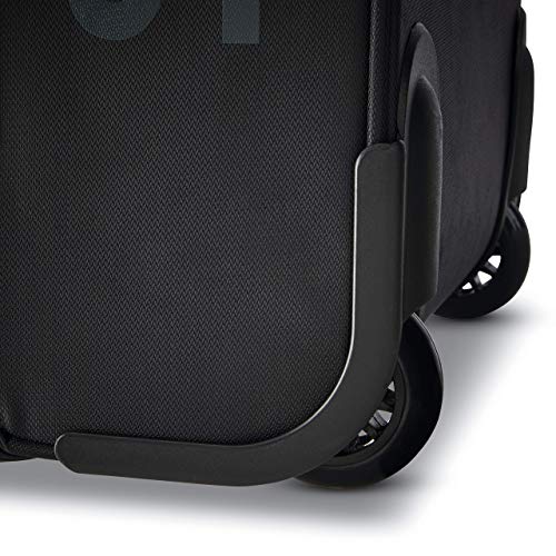 Samsonite Andante 2 Wheeled Duffel Bag – 22-Inch Durable Rolling Luggage with Inline Skate Wheels, Push-Button Handle & Spacious Compartments – Travel-Friendly and Lightweight - All Black