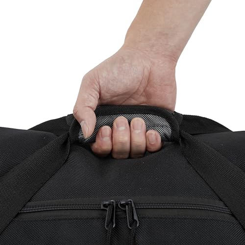 Travelers Club 32" Expandable Rolling Travel Duffel Bag, Black