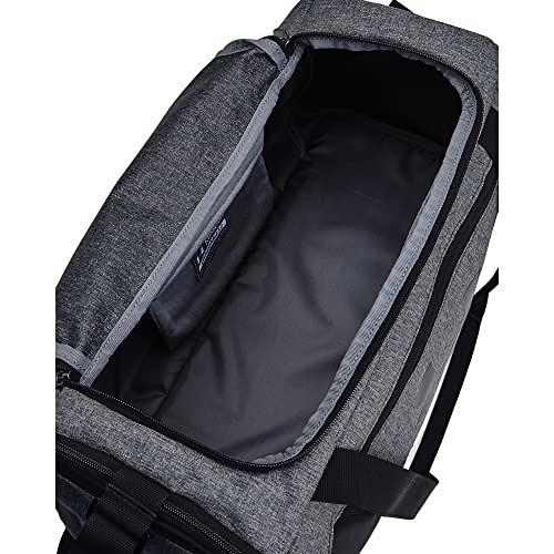 Under Armour Unisex-Adult Undeniable 5.0 Duffle, Pitch Gray Medium Heather (012)/Black, Medium