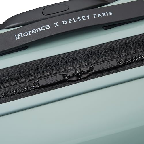 florence by mills Spin Me Away Hardside Expandable Luggage with Spinner Wheels, Sage Green, Carry-On 20 Inch