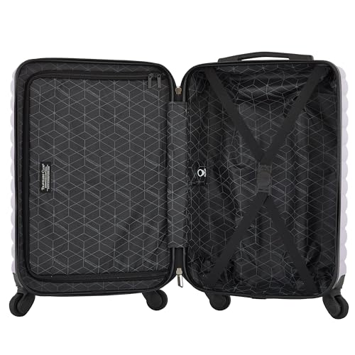 Travelers Club 22-Inch Gilroy Rolling Hardside Carry-On Luggage, Heirloom Lilac