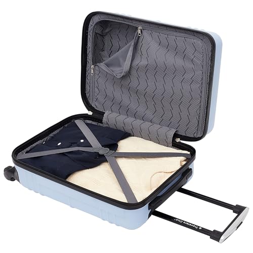 Travelers Club 22" Richmond Spinner Carry-On Luggage, Blue