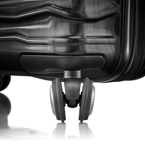 Samsonite Stryde 2 Hardside Expandable with Double Spinner Wheels, Carry-on, Stealth Black