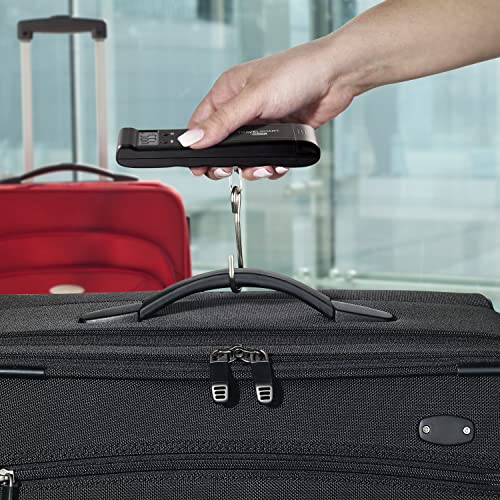 Conair Digital Luggage Scale, Luggage Weight Scale, 80lbs Scale with Overweight Alert in Black by Travel Smart
