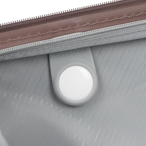 Samsonite Elevation Plus - Carry-On Hardside Luggage - Scratch Resistant Polypropylene Shell, RightHeight™ Adjustable Handle, Integrated AirTag Holder, TSA Lock, WetPak™ Compartment - Chocolate Mauve