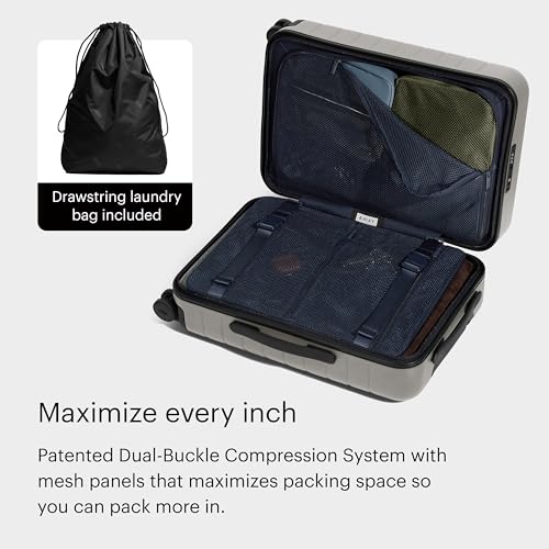 Away Carry-On Luggage - 22-Inch Lightweight Hardside Suitcase with 360° Spinner Wheels, Interior Compression System, TSA-Approved Lock - Cloud Gray