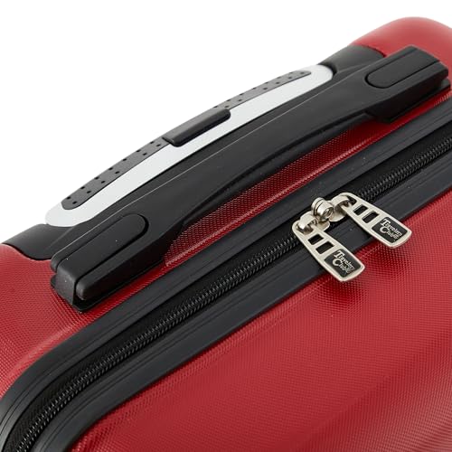 Travelers Club 22" Richmond Spinner Carry-On Luggage, Red