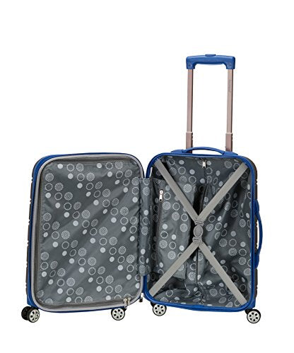 Rockland Melbourne Hardside Expandable Spinner Wheel Luggage, Carry-On 20", Grey