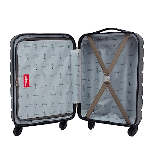 Wrangler 22" Hardside Spinner Carry-On Luggage, Olive