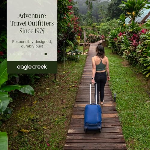 Eagle Creek Expanse 4-Wheel 30" Luggage – Durable Checked Spinner Suitcase with Expandable Capacity – Rugged Fabric, Lockable Zippers & Grab Handles – Travel-Ready – Midnight Black