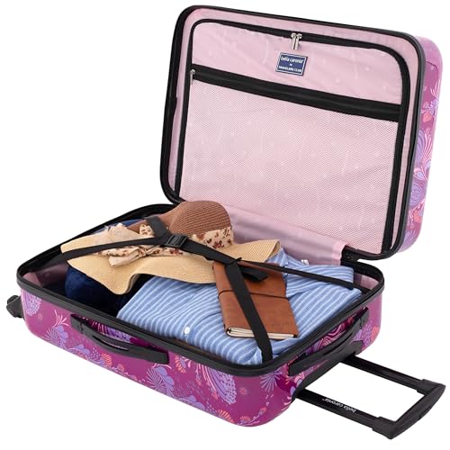 Bella Caronia 3 Piece or 20" Carry-On Voguish Luggage Set, Style Flora, 20" Carry-On