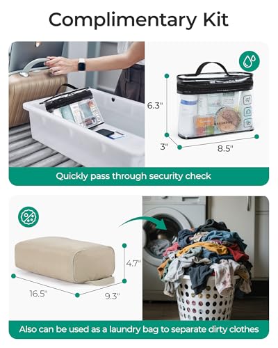 BAGSMART Gym Bag for Women, Duffle Bag for Travel with Wet Pocket, Lightweight Carry on Weekender Duffel, Water Resistant