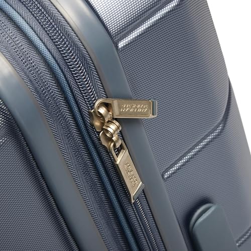 American Tourister Stratum 2.0 Expandable Hardside Luggage with Spinner Wheels, Slate Blue, Carry-on