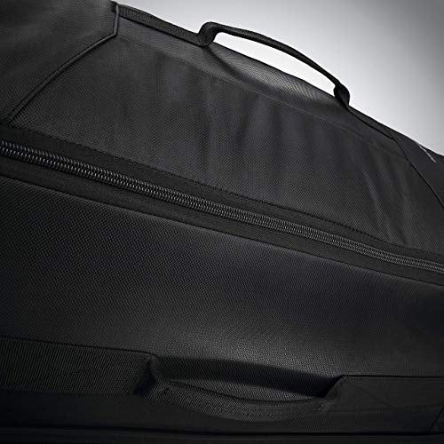 Samsonite Andante 2 Wheeled Duffel Bag – 22-Inch Durable Rolling Luggage with Inline Skate Wheels, Push-Button Handle & Spacious Compartments – Travel-Friendly and Lightweight - All Black