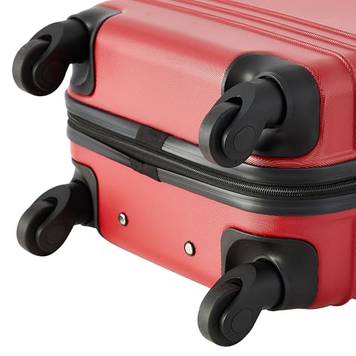Travelers Club 22" Richmond Spinner Carry-On Luggage, Red