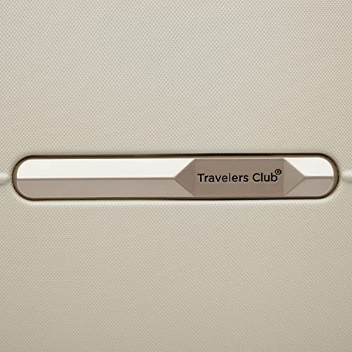 Travelers Club 22" Richmond Spinner Carry-On Luggage, Bone