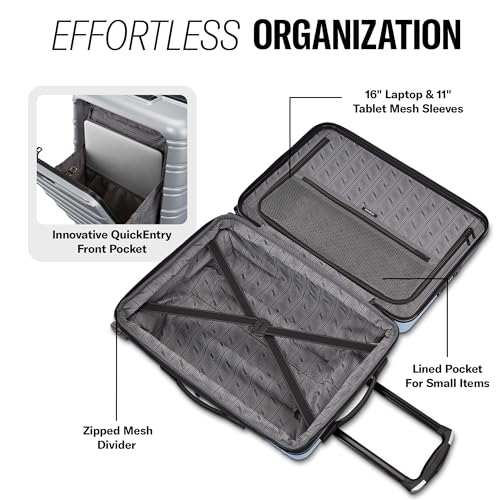 Samsonite Omni 2 Pro Hardside Expandable Luggage with Spinner Wheels, Pro Carry-on, MIDNIGHT BLACK