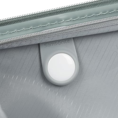 Samsonite Elevation Plus - Carry-On Hardside Luggage - Scratch Resistant Polypropylene Shell, RightHeight™ Adjustable Handle, Integrated AirTag Holder, TSA Lock, WetPak™ Compartment - Cypress Green