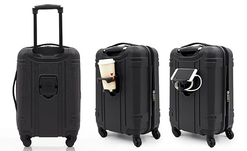 Wrangler 20" Astral Hardside Carry-On Luggage, Black