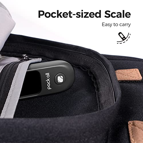 pack all Digital Luggage Scale for Travel, 110Lbs Capacity, 0.1Lb Precision