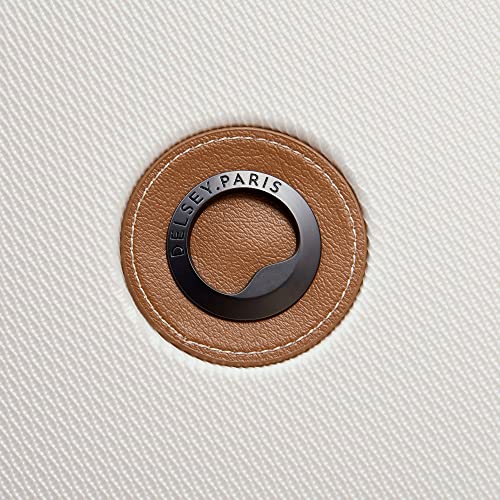 DELSEY PARIS Chatelet Air 2.0 - Hardside Carry-On Luggage 19 Inch - 360° Spinner Wheels - TSA Lock - USB Port - Lightweight Polycarbonate Travel Suitcase, Angora