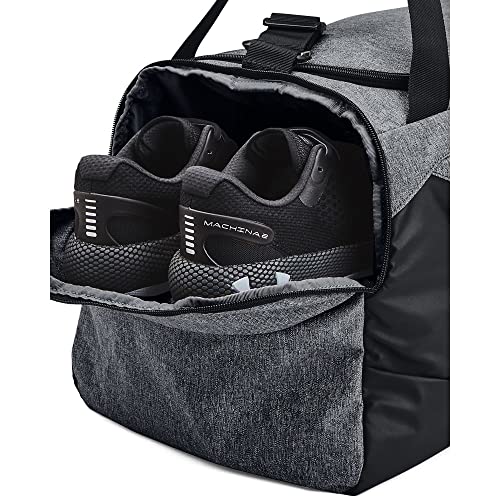 Under Armour Unisex-Adult Undeniable 5.0 Duffle, Pitch Gray Medium Heather (012)/Black, Medium