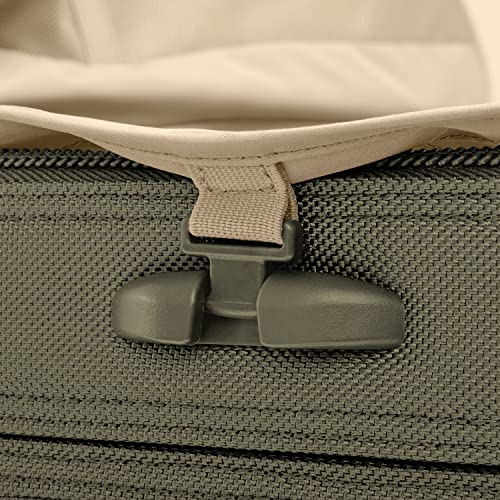 Briggs & Riley Essential 22" 2-Wheel Expandable Carry On - Luggage for Travel, Suitcases with Wheels, Softside Rolling Bag for Men & Women, Self-Repairing Zipper - Baseline Collection, Olive