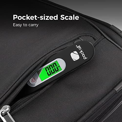 pack all Digital Luggage Scale for Travel, 110Lbs Capacity, 0.1Lb Precision