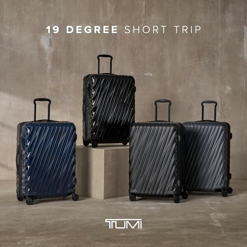 TUMI - 19 Degree Medium Expandable Checked Packing Case - 4-Wheeled Luggage - Hard Shell Suitcase - 26.0" X 17.5" X 10.0" - Black