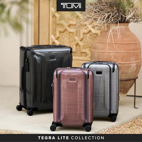 TUMI - Tegra-Lite 4 Wheel Luggage - Highly Durable Suitcase, Flexible Shell, Sleek and Lightweight Men's and Women's Expandable Rolling Bag - Front Pocket Expandable Carry On, T-Graphite