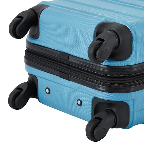 Travelers Club Phoenix Luggage, Blue Moon, 22-Inch Carry-On