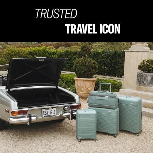 Samsonite Elevation Plus - Carry-On Hardside Luggage with QuickEntry™ Front Compartment - Scratch Resistant Polypropylene Shell, AirTag Holder, TSA Lock, Airline Approved - Triple Black