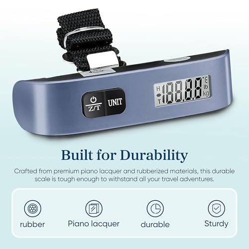 Etekcity Luggage Scale, Digital Suitcase Weight Scale for Travel, 110 lb