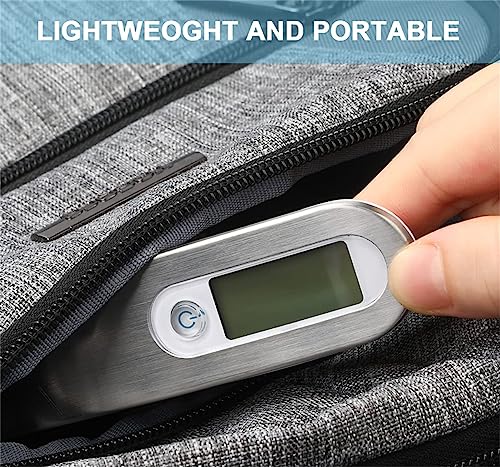 Luggage Scale, 50kg Hand Hanging Portable Travel Scale with Hook Electronic Baggage Weight Measuring Digital Weighing
