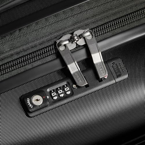 DELSEY PARIS Cruise 3.0 Hardside Expandable Luggage with Spinner Wheels, Black, Carry on 20 Inch