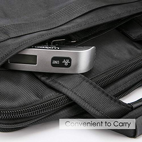 Luxebell Luggage Scale Portable Handheld Digital Suitcase Weight 110lbs Airplane Travel Essentials Gift LCD Backlight Temperature Sensor